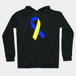 Down Syndrome Support Ribbon - Center Hoodie